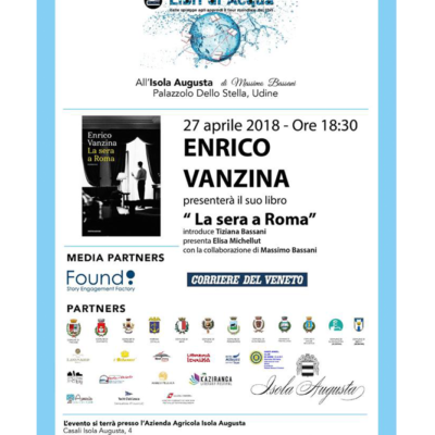 Enrico Vanzina presenta il suo libro “La sera a Roma”