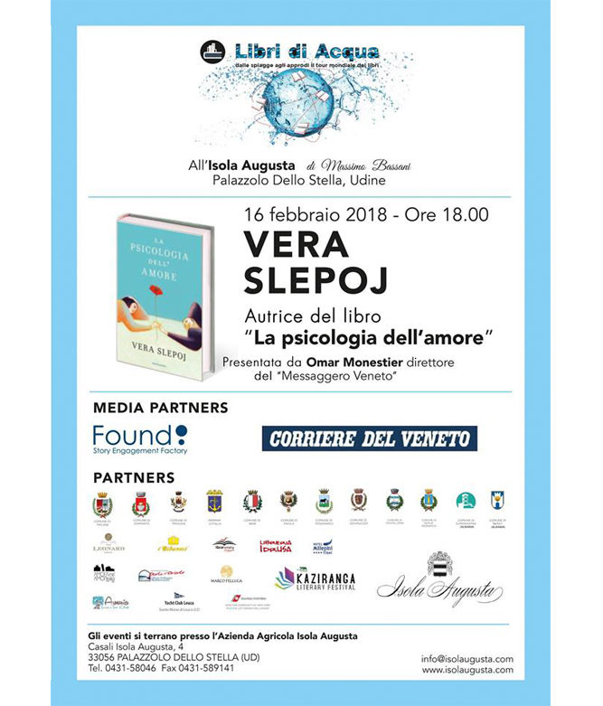 Vera Slepoj presenta il suo libro "La psicologia dell'amore"